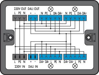 Actual product image Wago 899-631/181-000 Distribution box distribution 230 V + DALI, black (Terminal strips)