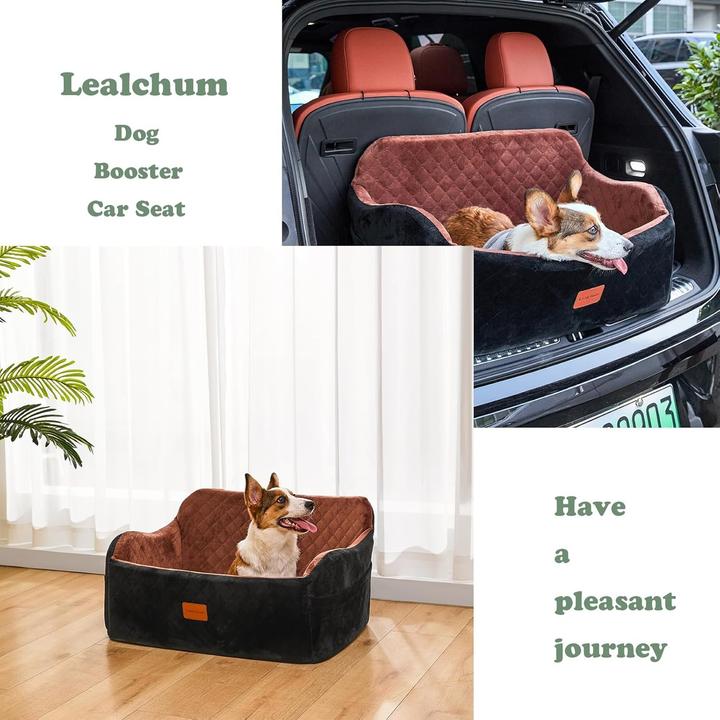 Image du produit Lealchum Sedile Auto per Cani di Taglia Grande con Cuscino in Memory Foam (Chien, Respirant)