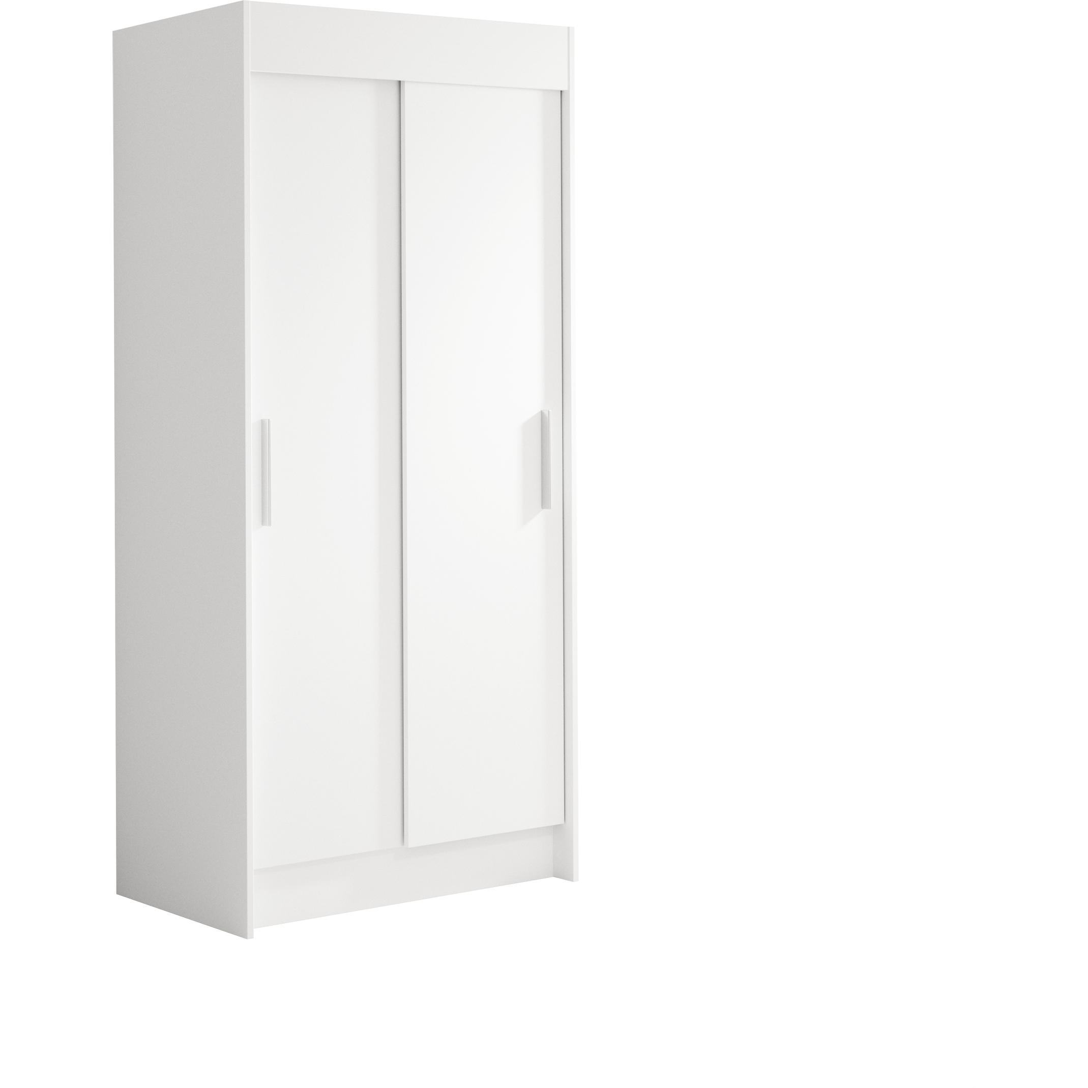 ADRK Furniture, Kleiderschrank, Verschiebbarer Kleiderschrank KARIEN 100