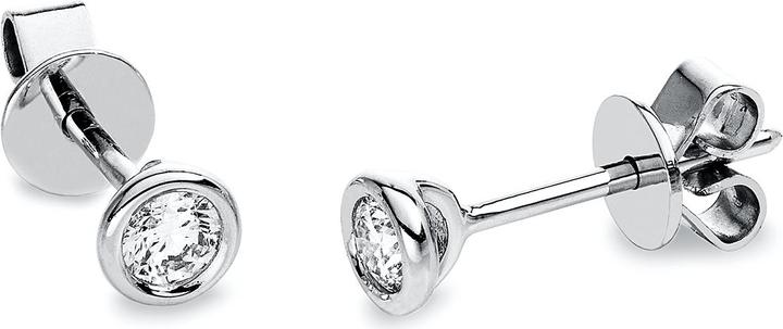 Produktbild Goldberg Diamant Ohrstecker Zarge 0.2ct (Weissgold)