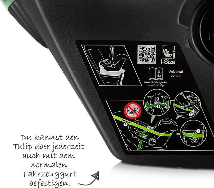 Actual product image ABC Design Tulip Collection 2020 (Baby car seat, ECE R129/i-Size Standard)