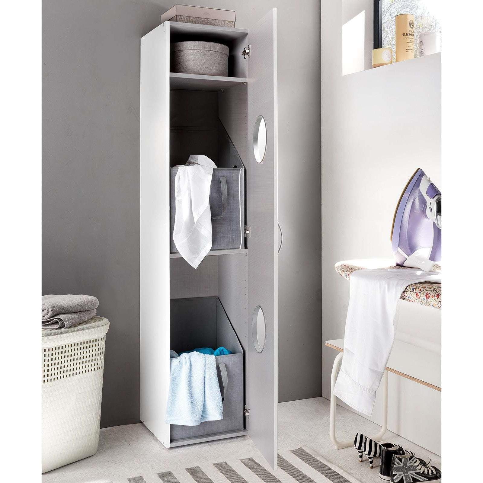 Thumbnail - Wimex, Badezimmerschrank, Mrk (40 x 40 x 185 cm)