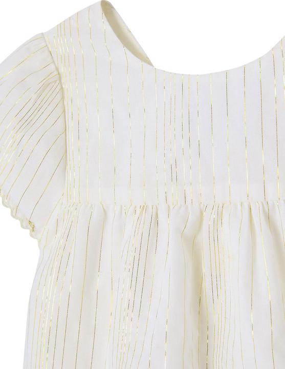 Actual product image Vertbaudet Festliches Baby-Set: Kleid & Haarband mit Glanzstreifen (86)