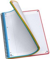 Produktbild Oxford Cahier reliure intégrale COLOR SYSTEM, A4+, seyès 180 pages, 90 g/m2, papier extra-blanc, perforatio (A4+, Speziallineatur)