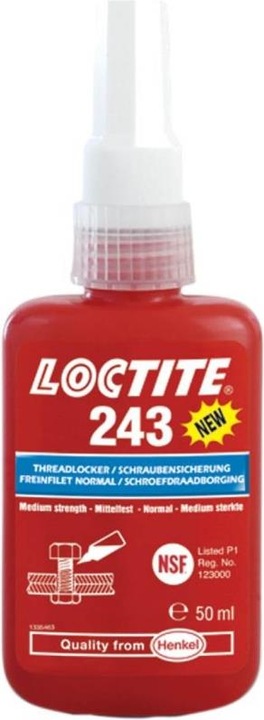 Actual product image Loctite 243 Screw lock