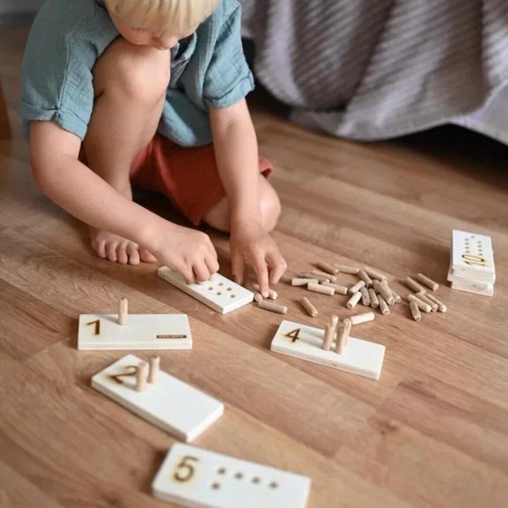 Actual product image Intellectiki Wooden Number Rod