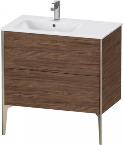Actual product image Duravit XViu 4486 Vanity unit vertical, 2 drawers, for wash basin ME by Starck 234583 Basin left, 81 (81 x 48 x 59.5 cm)