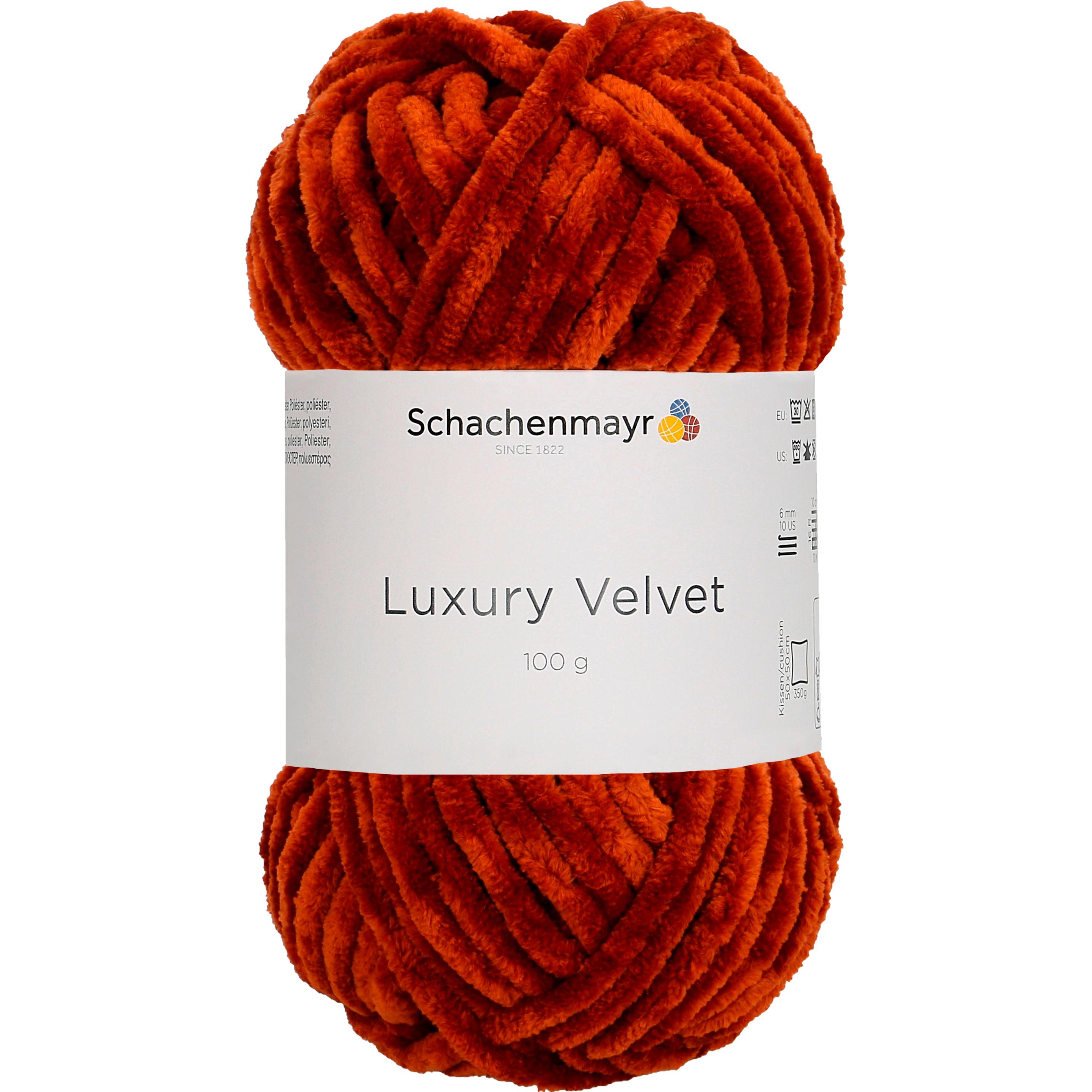 Schachenmayr Luxury Velvet, 100 g, Garn + Wolle, Braun