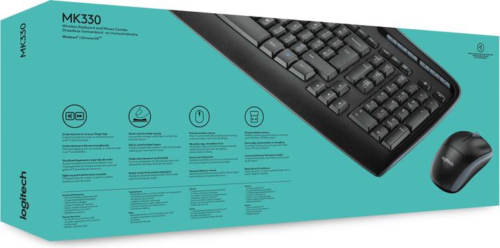 Produktbild Logitech MK330 (US, Kabellos)