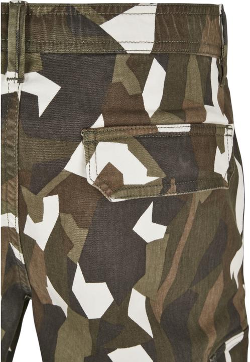 Image du produit Urban Classics Geometric Camo Stretch Twill Cargo Shorts (30)