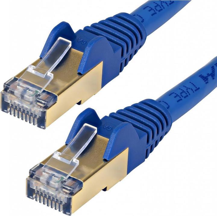 Produktbild StarTech Patch Cable Cat6a 1m Blue (STP, CAT6a, 1 m)