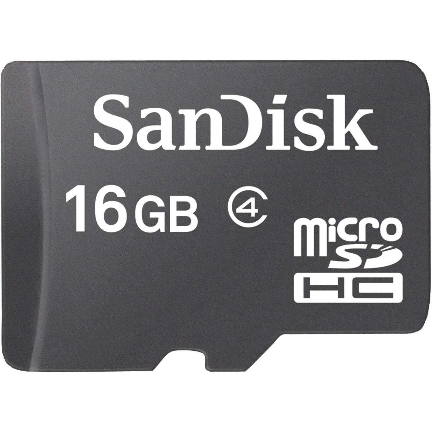 SanDisk microSDHC (16 GB, microSDHC), Speicherkarte, Schwarz