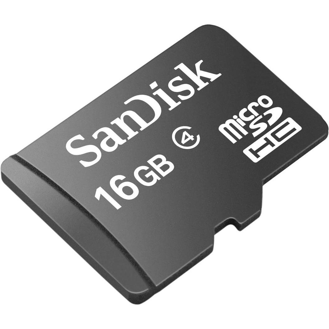 Thumbnail - SanDisk microSDHC (16 GB, microSDHC), Speicherkarte, Schwarz