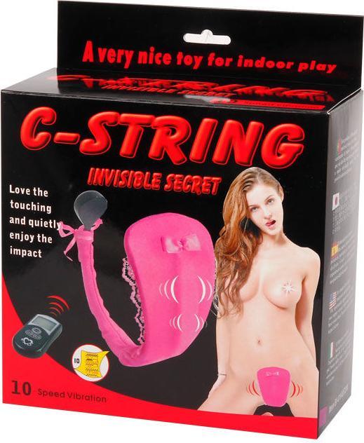Actual product image Baile Tanga Con Vibrador Con Control Remoto Purple