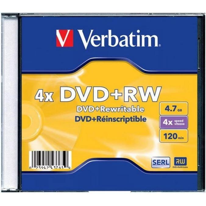 Thumbnail - Verbatim DVD+RW, 4.7GB, 4x, 10er JewelCase (10 x), Optischer Datenträger