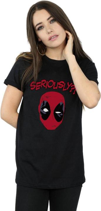 Image du produit Deadpool T-shirt boyfriend en coton Seriously Womens/Ladies (L)