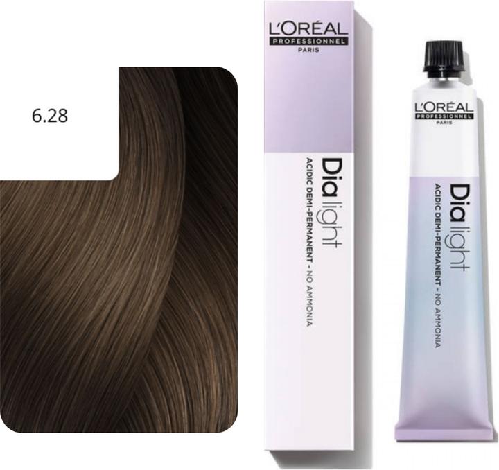 Produktbild L'Oréal Professionnel Dia Light (6.28 Dunkelblond Irisiert Mocca)