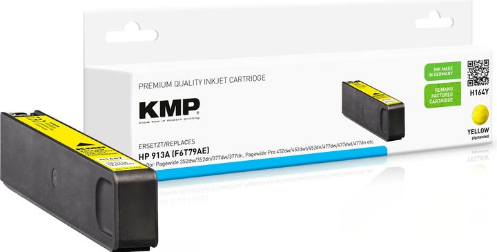 Image du produit KMP Tinte remplacé HP913A (F6T79AE) (Y)