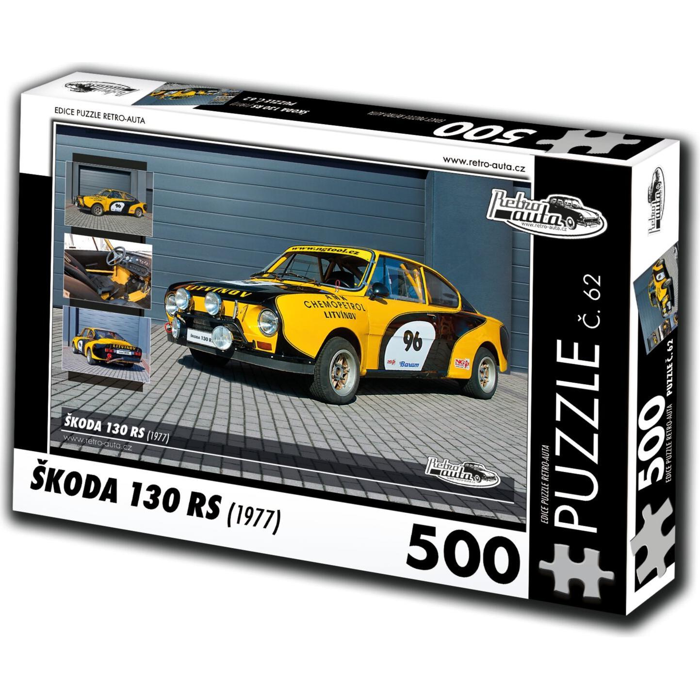 Thumbnail - Retro-auta Puzzle Nr. 62 'koda 130 RS (1977) 500 Teile (500 Teile)