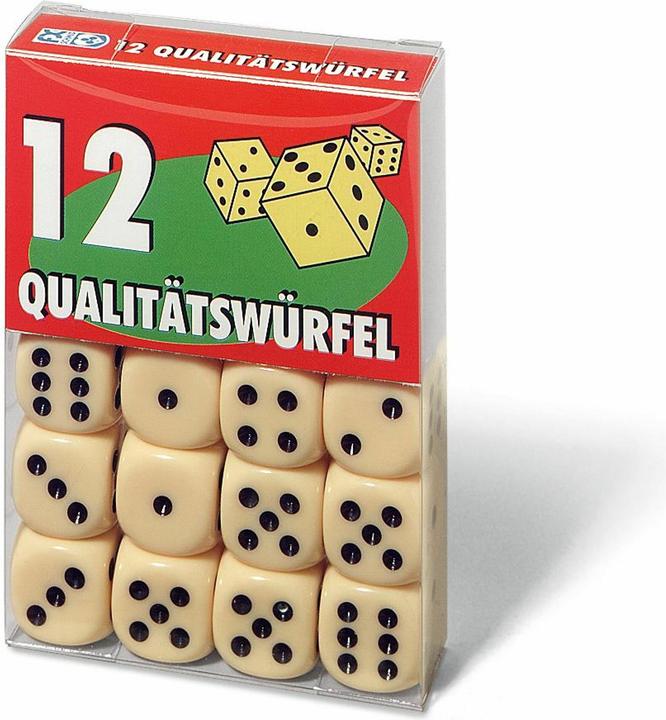 Produktbild Ravensburger 12 Qualitätswürfel in Klarsichtbox