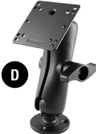 Actual product image RAM Mounts VESA kit 75 mm, D-size