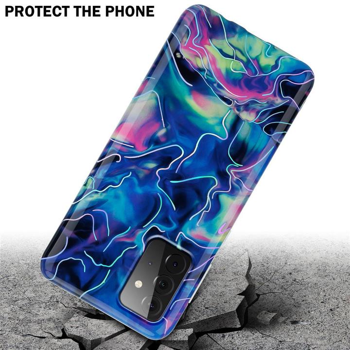 Image du produit Cadorabo Couverture IMD TPU Marbre coloré (Samsung Galaxy A72)