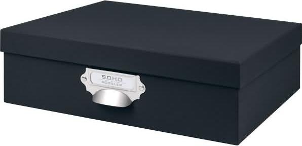Produktbild Rössler S.O.H.O. Aufbewahrungsbox schwarz (10 x 25 x 33.5 cm, 9 l)
