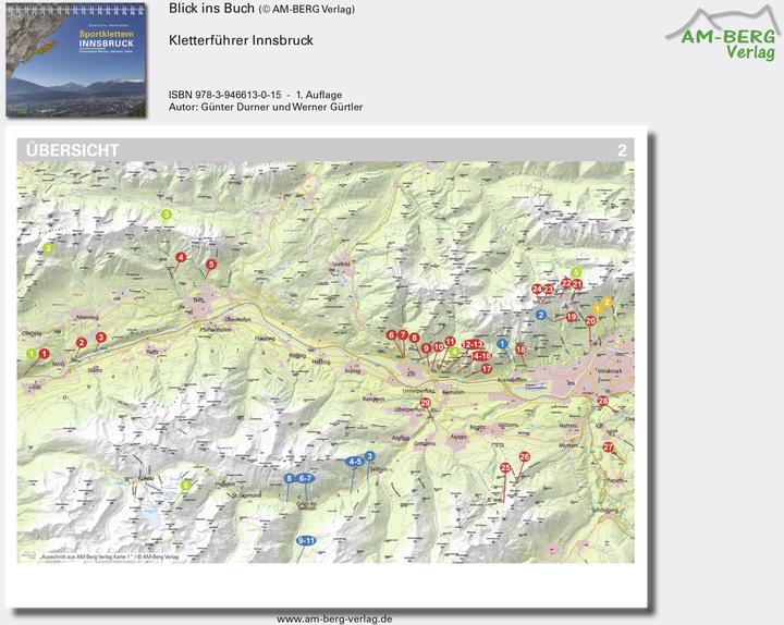 Produktbild Sportklettern Innsbruck und seine Feriendörfer (Deutsch, Günter Durner, Werner Gürtler, 2017)