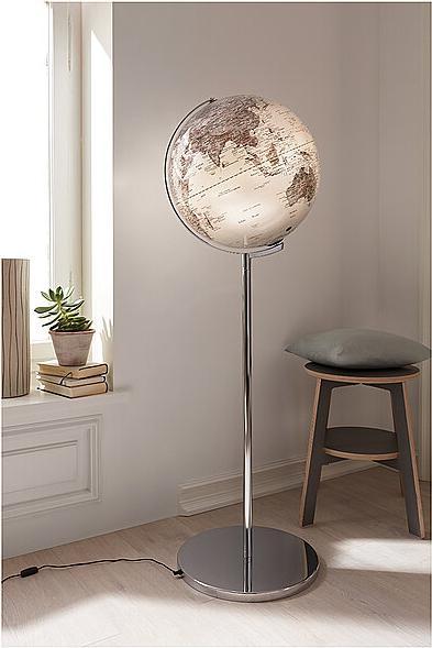 Actual product image emform Standing globe Soyuz LD silver (43 cm)