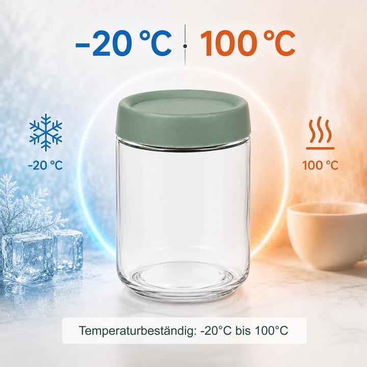 Produktbild Relaxdays 4x Einmachgläser (4 Stk., 0.45 l)