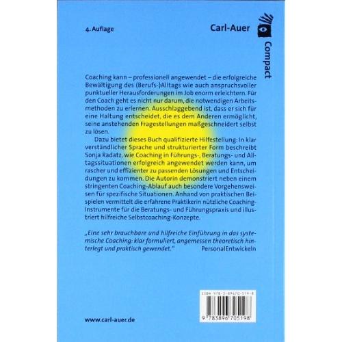 Thumbnail - Einführung in das systemische Coaching, Fachbücher von Sonja Radatz