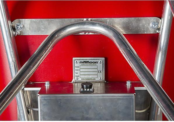 Productafbeelding Matador Elektrische kruiwagen E-ProfiMax met rode bak 90 liter