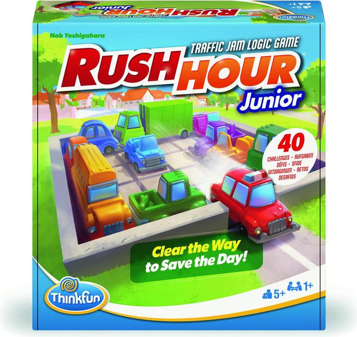 Ravensburger Rush Hour Junior (Deutsch, Englisch, Französisch, Italienisch, Niederländisch, Portugiesisch, Spanisch, 1 - 2 Spieler)