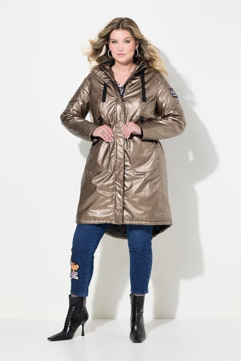 Produktbild Miamoda Jacke, A-Linie, farbiges Futter, Kapuze (52)