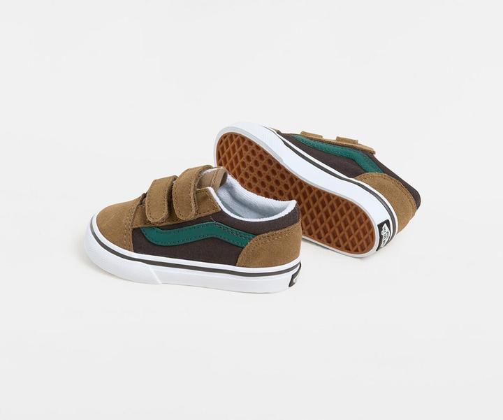 Produktbild Vans Old Skool V COLOR BLOCK BROWN/MULTI (23.5)