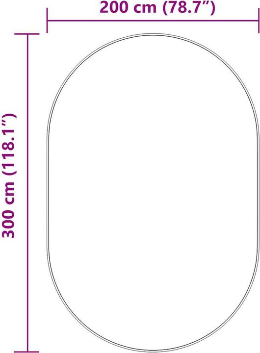 Produktbild vidaXL Shaggy-Teppich