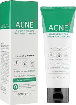 Actual product image Some By Mi AHA∙BHA∙PHA 30 Days Miracle (Cleansing Foam, 100 ml)