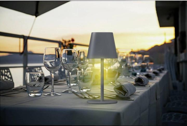 Actual product image Modern-Electronics m-e LUNA-80 W 41434 Rechargeable table lamp LED LED permanently installed 3