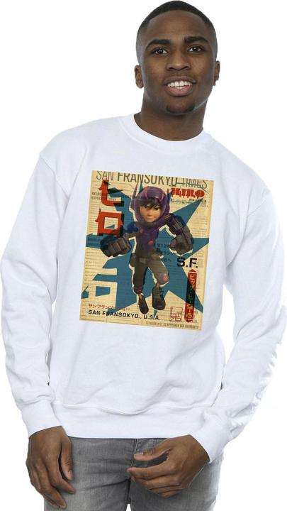 Produktbild Disney Big Hero 6 Baymax Hiro Newspaper Sweatshirt (XL)