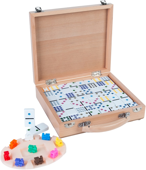 Actual product image Weible Mexican Train in a wooden case (French, German)