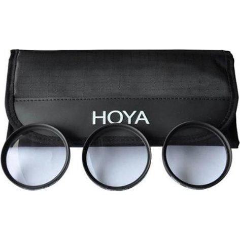 Hoya Digital Filter Kit II (UV, CIR-PL & ND8) Filterset (52 mm, Filtri grigi, Filtri polarizzanti, Filtro UV), Filtro fotografico, Nero