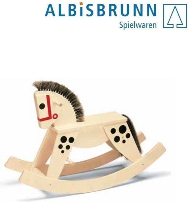 Immagine prodotto Albisbrunn Cavallo a dondolo in legno di produzione svizzera