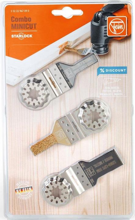 Produktbild Fein Zubehörset Combo Starlock Mini Cut, 3-teilig