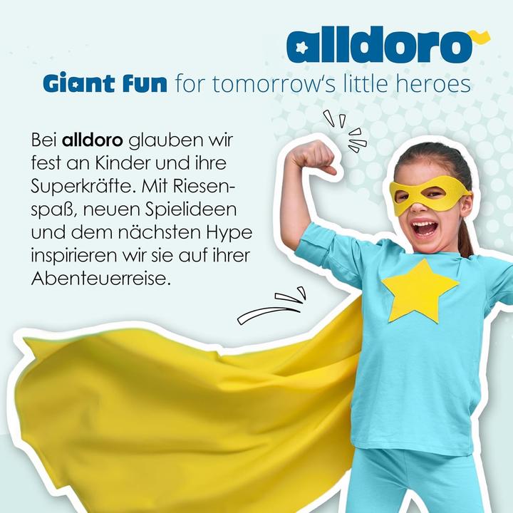 Actual product image Alldoro XXL Traffic Set (75 cm High, 21 Pieces)