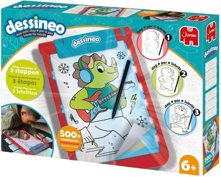 Actual product image Jumbo Dessineo Characters Step by Step Drawing Board