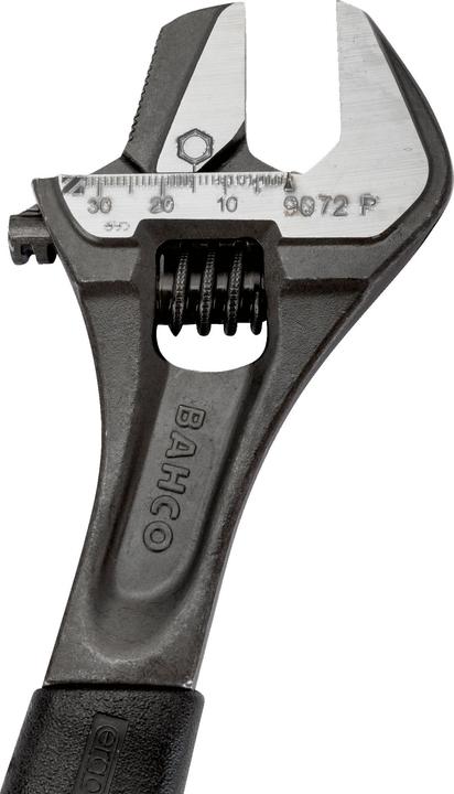 Produktbild Bahco ERGO Rollgabelschlüssel, phosphatiert, mit gummiertem Griff und einstellbarer Backe - 33 mm (33 mm)