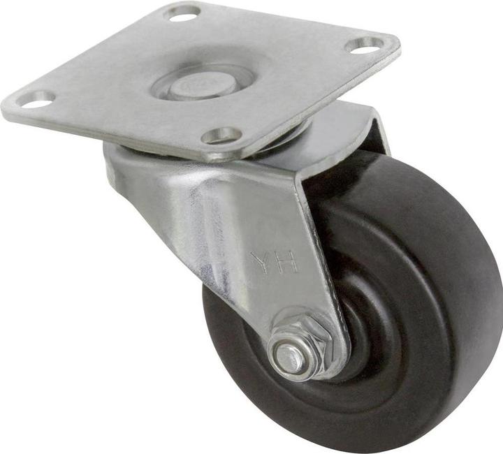 Productafbeelding Toolcraft Zwenkwiel Rubber schroefplaat
