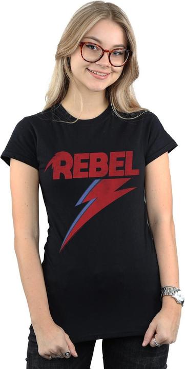 Immagine prodotto David Bowie Distressed Rebel Maglietta Donna (S)