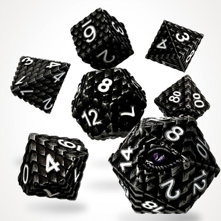 Produktbild Glass Staff Voidraxius Metal RPG Dice Set