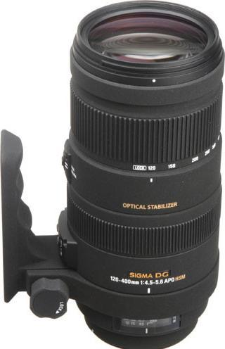 Produktbild Sigma Objektiv 120-400mm, f/4.5-5.6 DG APO OS HSM (Sigma SA, Vollformat)